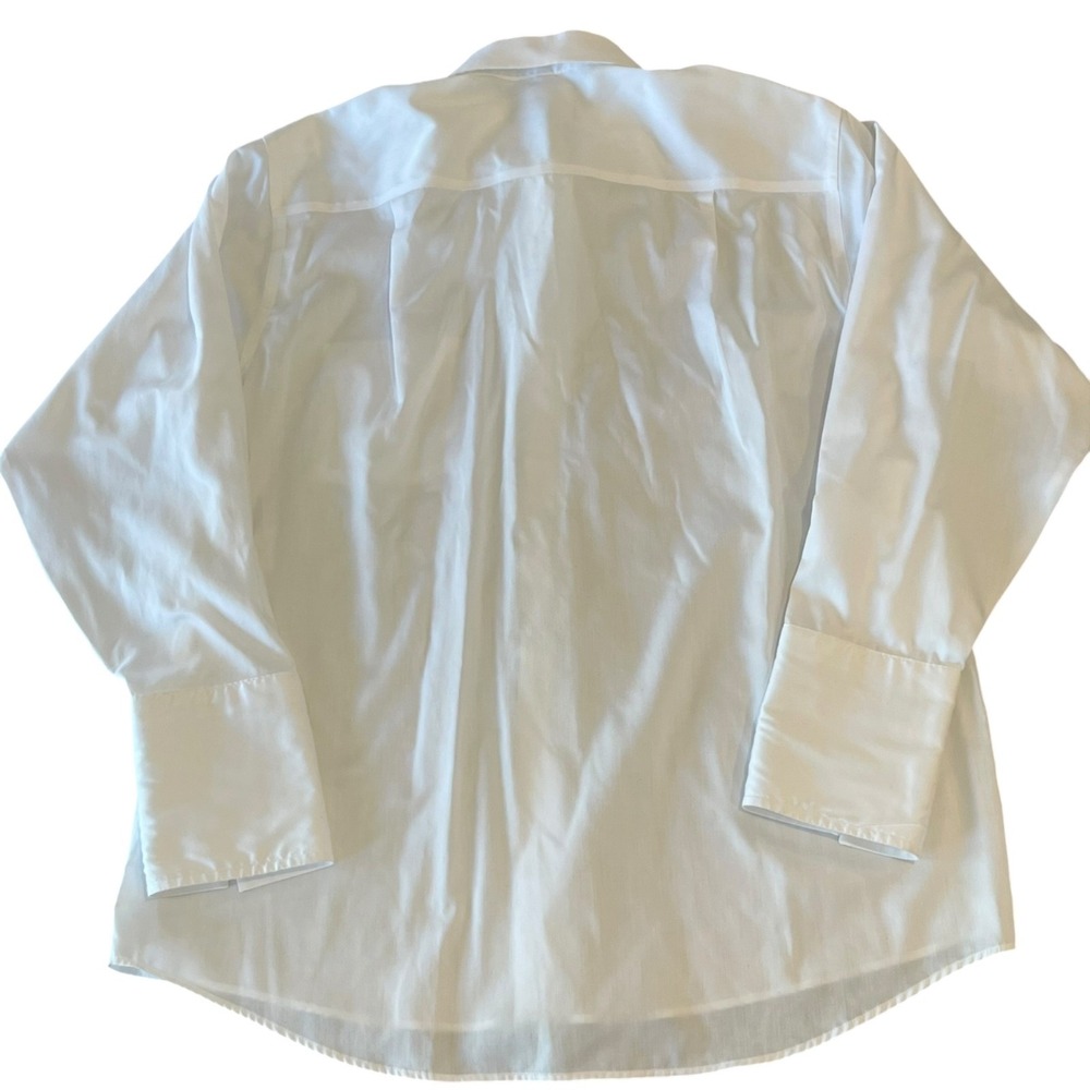 Donald Trump Signature Collection Dress Shirt Mens 17 32/33 White French Cuff - Picture 3 of 9